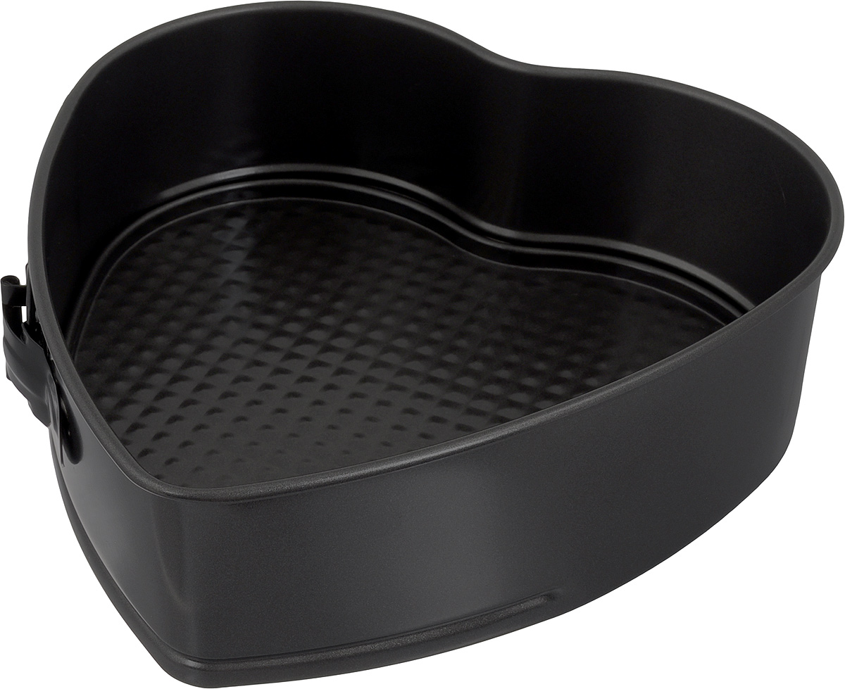 Форма для выпечки Wilton, разъемная, с антипригарным покрытием, 25 х 24 х 7,5 смWLT-2105-419 Форма для выпечки Wilton, разъемная, с антипригарным покрытием, 25 х 24 х 7,5 смWLT-2105-419Форма Wilton изготовлена из высококачественного металла с антипригарным покрытием, что обеспечивает равномерное распределение тепла и предотвращение прилипания к стенкам посуды. Форма выполнена в виде сердца и оснащена разъемным механизмом, благодаря которому готовое блюдо очень легко вынимать. Форма Wilton идеально подходит для выпечки кондитерских изделий. Подходит для использования в духовом шкафу. Размер формы: 25 х 24 см. Высота формы: 7,5 см.
