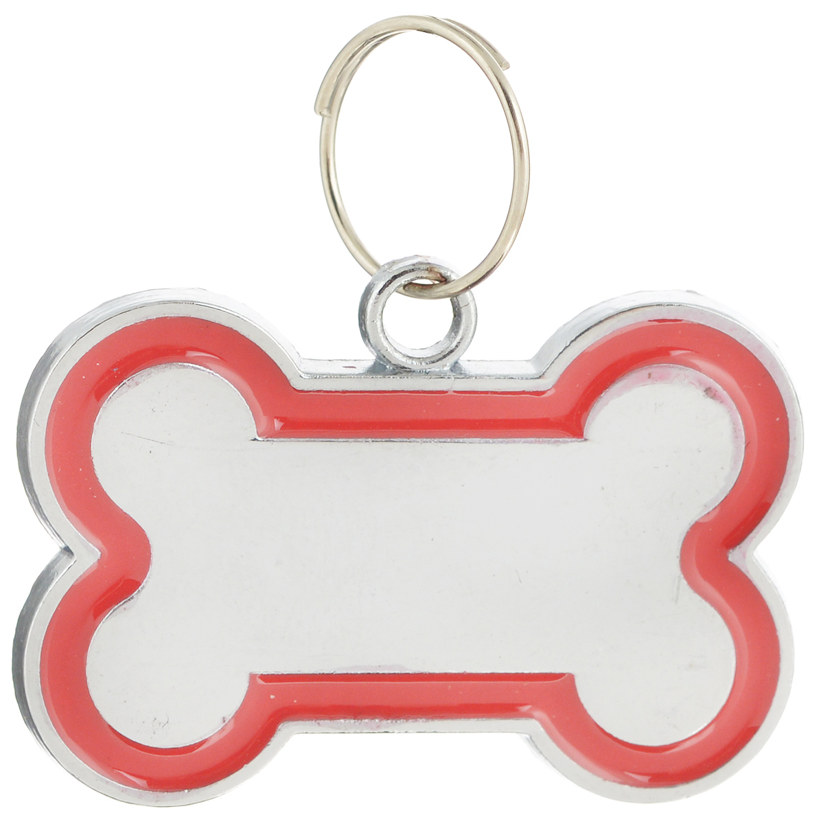 Адресник V.I.Pet Косточка, цвет: красный, 30 х 20 мм0120710 Адресник V.I.Pet Косточка, цвет: красный, 30 х 20 мм0120710Адресник V.I.Pet Косточка выполнен из нержавеющей стали. Жетон - это важное дополнение к любому ошейнику. Разнообразие дизайнов адресников V.I.Pet поможет вам подчеркнуть индивидуальность вашего питомца и оставить на ошейнике полезную информацию.Оригинальный жетон-адресник для собаки или кошки, выдержит все приключения вашего питомца!Надежное кольцо для крепления жетона к ошейнику в комплекте.