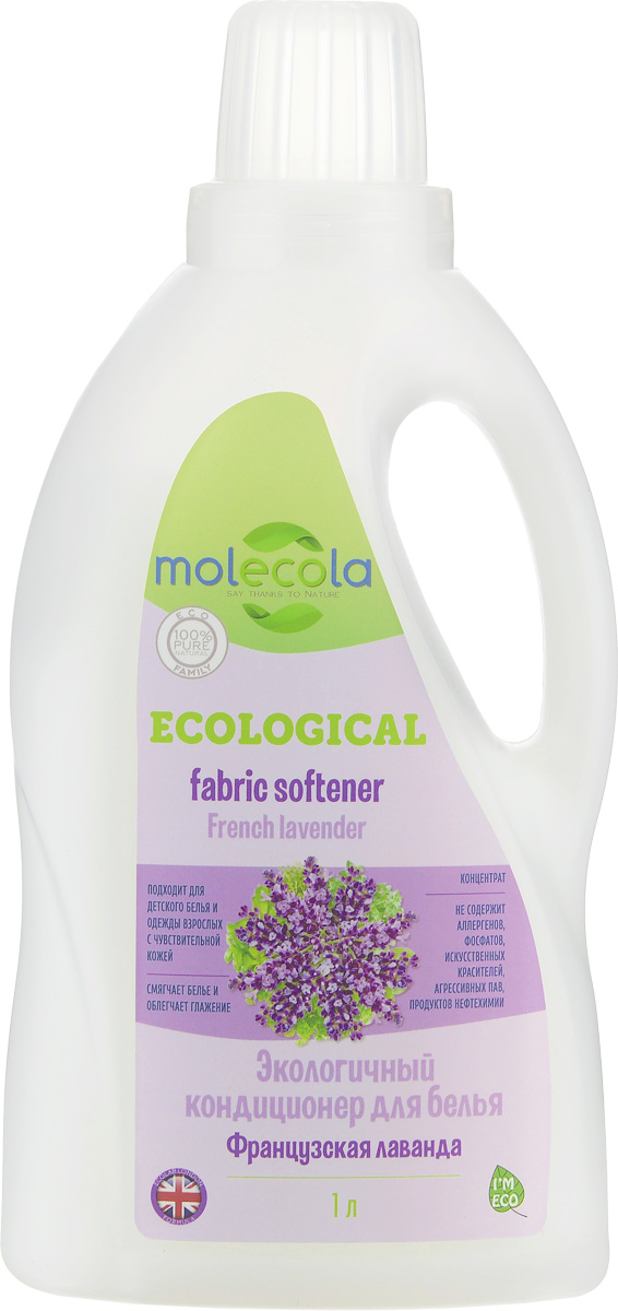 Кондиционер для белья Molecola French Lavender, экологичный, 1 л9103 Кондиционер для белья Molecola French Lavender, экологичный, 1 л9103Кондиционер Molecola French Lavender для белья с нежным ароматом лаванды мягко ухаживает за волокнами ткани. Подходит для смягчения любых тканей, в том числе шелка и шерсти. Подходит для детской одежды с рождения и для людей с чувствительной кожей. Сбалансированная концентрация активных растительных ПАВ обеспечивает безопасность и экономию средства. Благодаря своему составу, может использоваться даже в жесткой воде. Не содержит фосфатов, оптических отбеливателей, искусственных красителей и синтетических ароматизаторов. Колпачок можно использовать в качестве мерной емкости. Рекомендовано людям, имеющим аллергическую реакцию на средства бытовой химии. Состав: Вода, Товар сертифицирован. Уважаемые клиенты! Обращаем ваше внимание на возможные изменения в дизайне упаковки. Качественные характеристики товара остаются неизменными. Поставка...