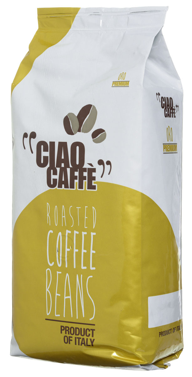 Ciao Caffe Oro Premium кофе в зернах, 1 кг8016115000509 Ciao Caffe Oro Premium кофе в зернах, 1 кг8016115000509Ciao Caffe Oro Premium - великолепная и утонченная смесь лучших зерен ароматной арабики. Этот изысканный напиток имеет мягкий устойчивый вкус.