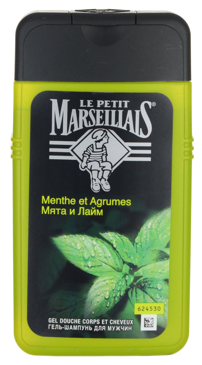 Le Petit Marseillais Гель-шампунь для мужчин Мята и лайм 250мл030341240 Le Petit Marseillais Гель-шампунь для мужчин Мята и лайм 250мл030341240Мята Прованса произрастает в садах юга Прованса и ценится за свежий аромат, а бодрящие нотки Лайма зарядят вас энергией нового дня. Этот гель-шампунь мягко очищает, увлажняет кожу и укрепляет волосы.
