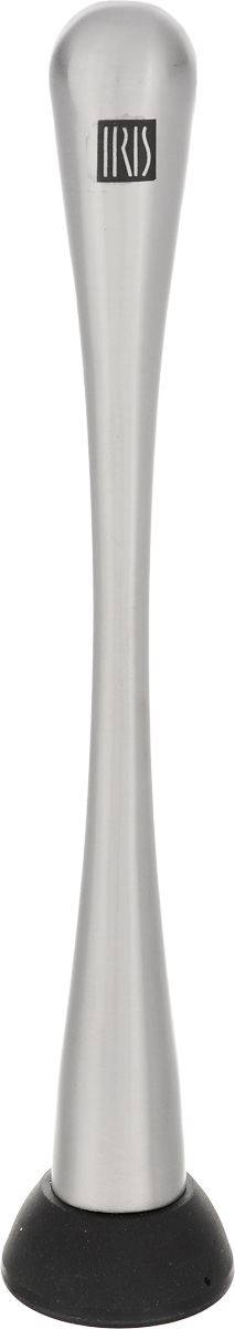 Толкушка для коктейлей Iris Convoys Cuinox, длина 23 см3121-I Толкушка для коктейлей Iris Convoys Cuinox, длина 23 см3121-IТолкушка для коктейлей Iris Convoys Cuinox, изготовленная из нержавеющей стали, используется для отжима сока из фруктов, ягод и овощей и извлечения эфирных масел из трав и цедры, а также для их перетирания и перемешивания. Давящая сторона оснащена зубцами, которые не позволяют фруктам выскальзывать из бокала. Длина толкушки: 23 см. Диаметр основания: 4 см.