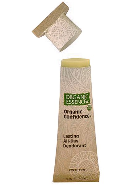Organic Essence Органический дезодорант, Кокос-Ваниль 62 гDCCOC Organic Essence Органический дезодорант, Кокос-Ваниль 62 гDCCOCДезодорант Organic Essence - это уникальный и эффективный продукт. Органическое кокосовое масло одновременно борется с бактериями и смягчает кожу подмышек. Пищевая сода также нейтрализует бактерии, вызывающие неприятный запах и обеспечивает длительную работу дезодоранта в течение всего дня. Упаковка из картона полностью компостируется. Не содержат: ГМО, наночастицы, парабены, пропиленгликоль, синтетических красителей, ароматизаторов, алюминия, EDTA, триклозан и другие токсичные вещества. USDA сертифицированный органический продукт.
