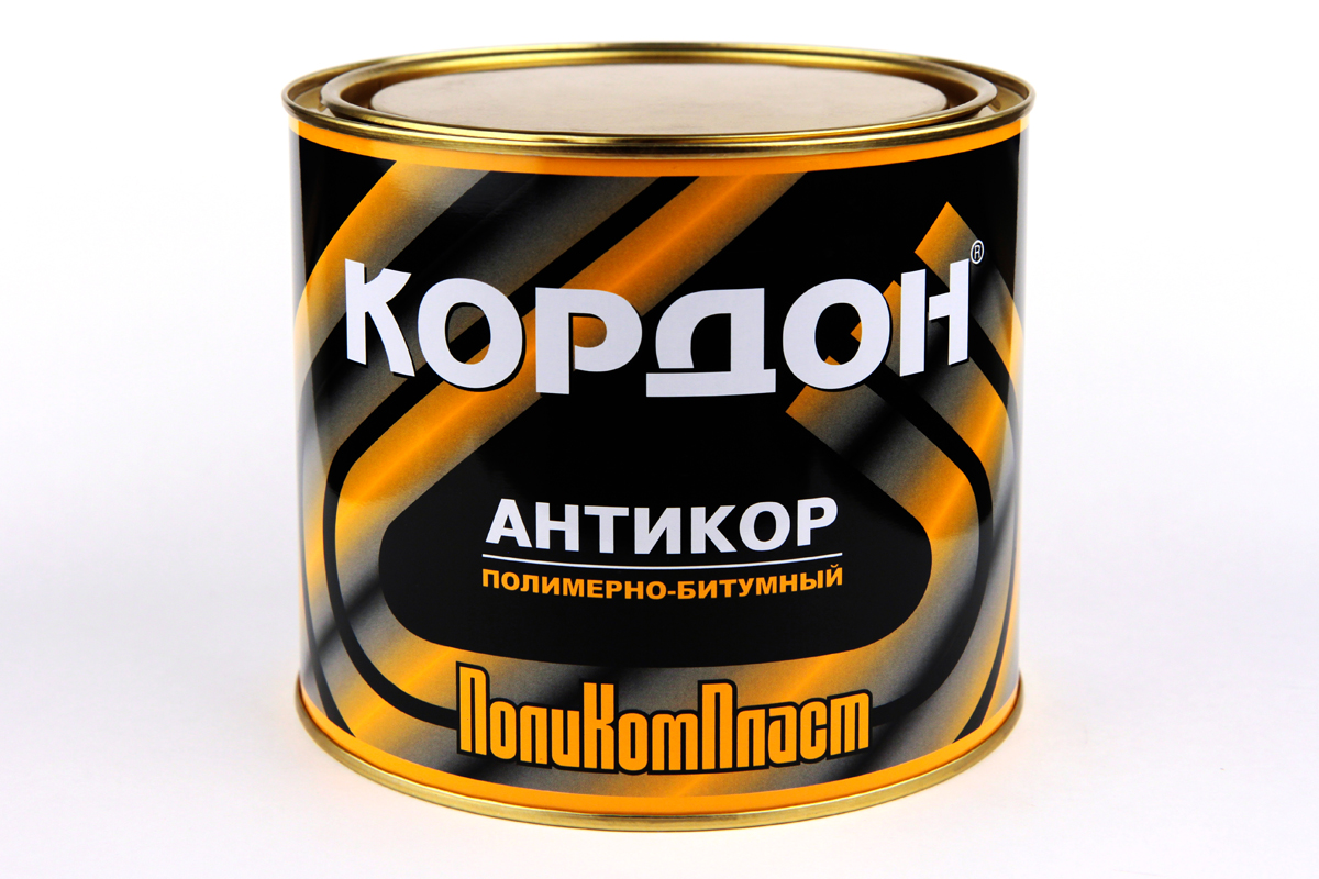 Антикоррозийное покрытие Кордон 2,3 кгPL0108 Антикоррозийное покрытие Кордон 2,3 кгPL0108Предназначен для антикоррозионной защиты металлических поверхностей и конструкций в авторемонте, строительстве и быту, а также для защиты от гниения деревянных поверхностей и конструкций