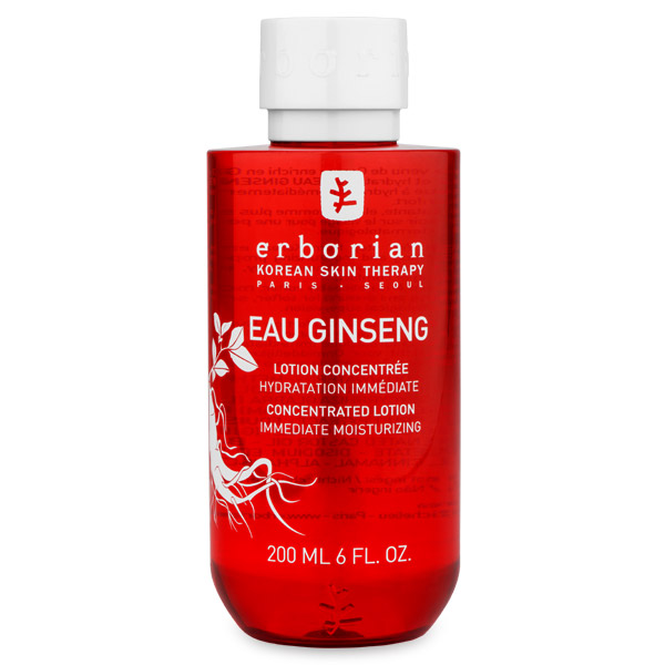 Erborian GINSENG Энергетический тоник для лица 190 мл780086 Erborian GINSENG Энергетический тоник для лица 190 мл780086Тоник обогащён целебными корейскими травами: корнем шестилетнего женьшеня, гинкго билоба и имбирём. Моментально увлажняет, смягчает и освежает кожу, придавая ей бархатистость. Мгновенное действие: - Мгновенная свежесть и заряд энергии; - Повышение уровня увлажнённости кожи на 30%; - Мягкая и бархатистая кожа. Долгосрочное действие: - Восстановление кожи и стимуляция процессов обновления клеток; - Активация микроциркуляции; - Устранение следов усталости.