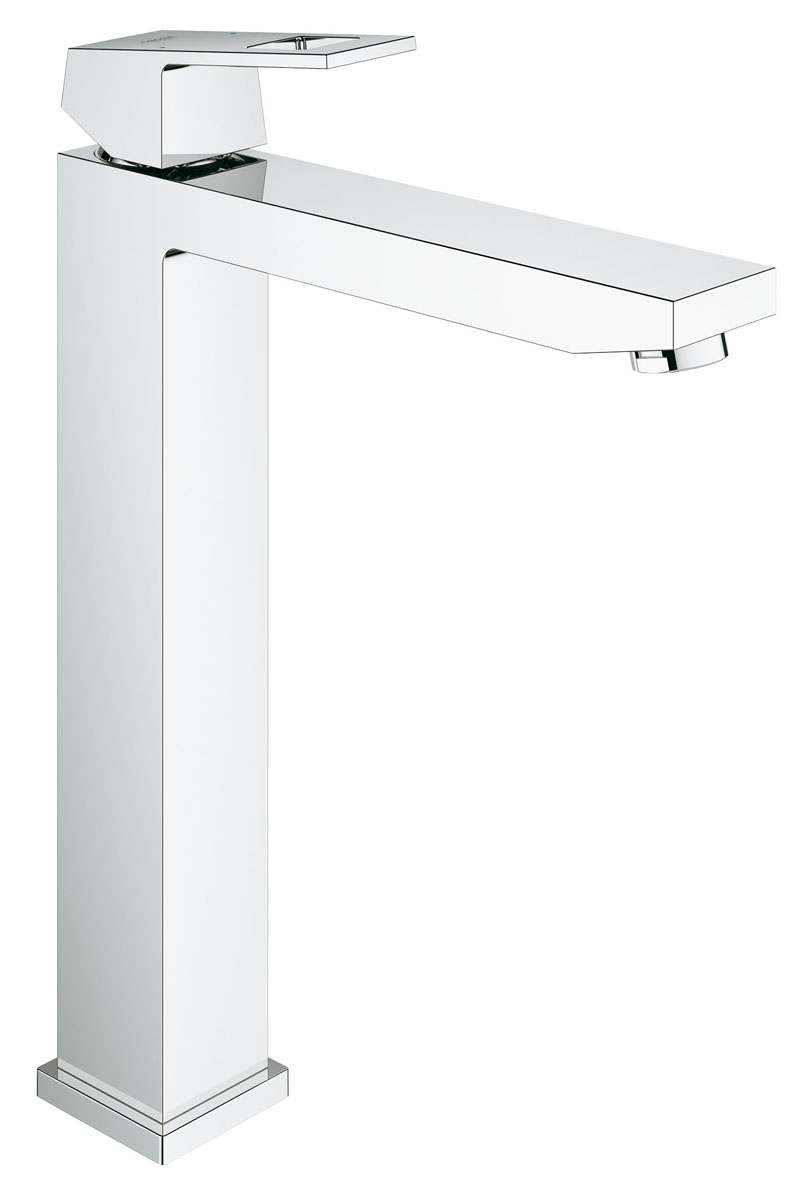 Смеситель для раковины GROHE Eurocube, свободностоящий (23406000)23406000 Смеситель для раковины GROHE Eurocube, свободностоящий (23406000)23406000для свободностоящих раковин монтаж на одно отверстие металлический рычаг GROHE SilkMove® керамический картридж 28 мм ограничитель температуры GROHE StarLight® хромированная поверхность GROHE EcoJoy® SpeedClean аэратор с ограничением расхода воды 5.7 л/мин гладкий корпус гибкая подводка GROHE QuickFix® Plus Монтажная система