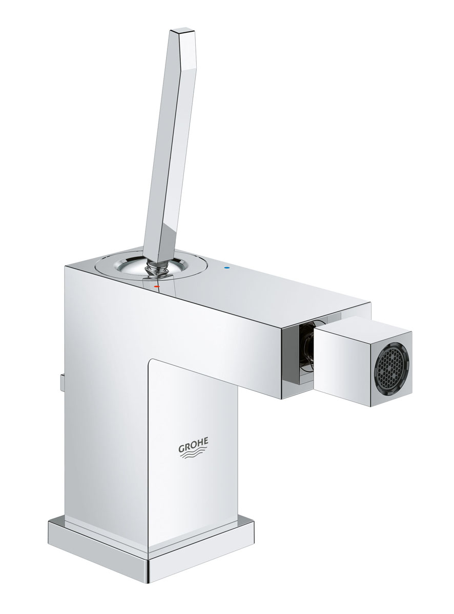 Смеситель для биде GROHE Eurocube Joy с донным клапаном (23664000)23664000 Смеситель для биде GROHE Eurocube Joy с донным клапаном (23664000)23664000Смеситель однорычажный для биде DN 15 монтаж на одно отверстие металлический рычаг GROHE FeatherControl Joystick картридж GROHE StarLight хромированная поверхность GROHE EcoJoy аэратор с шаровым шарниром 5,7 л/мин GROHE QuickFix Plus монтажная система сливной гарнитур 1 1/4“ гибкая подводка
