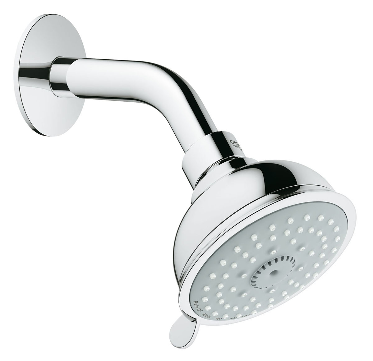 Душ верхний Grohe Tempesta Rustic, с кронштейном, диаметр 100 мм26089000 Душ верхний Grohe Tempesta Rustic, с кронштейном, диаметр 100 мм26089000Верхний душ Grohe Tempesta Rustic, выполненный из латуни, воплощает в себе стильную простоту и комфорт в использовании. Внутренняя конструкция изделия обеспечивает достаточный напор струи даже при низком давлении воды в системе водопровода. Резьбовое соединение: 1/2. Особенности: - система SpeedClean против известковых отложений; - внутренний охлаждающий канал для продолжительного срока службы; - может использоваться с проточным водонагревателем.