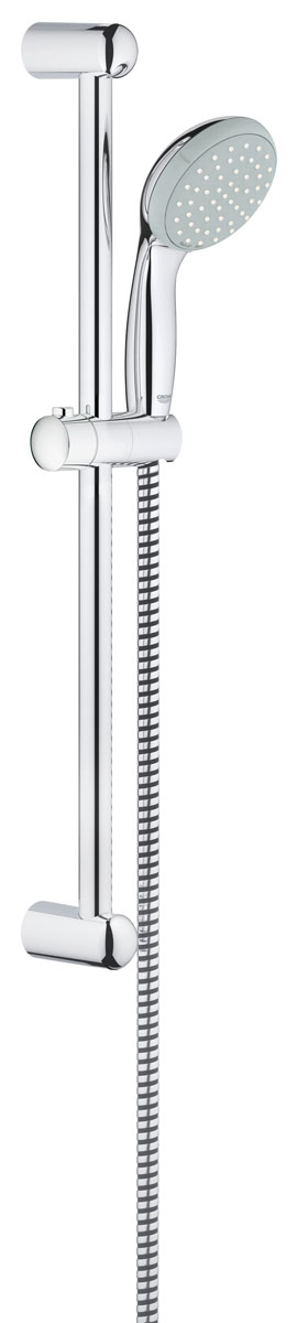 Душевой гарнитур Grohe Tempesta Classic, с ограничением расхода воды2759800E Душевой гарнитур Grohe Tempesta Classic, с ограничением расхода воды2759800EДушевой комплект Grohe воплощает в себе стильную простоту и комфорт в использовании. Комплект состоит из ручного душа, душевой штанги (600 мм) и шланга (1750 мм), изготовленных из высококачественной латуни. Хромированное покрытие StarLight придает изделию яркий металлический блеск и эстетичный внешний вид. Душевой комплект Grohe удобен и практичен в работе. Особенности: - превосходный поток воды; - система SpeedClean против известковых отложений; - внутренний охлаждающий канал для продолжительного срока службы; - twistfree против перекручивания шланга; - технология совершенного потока при уменьшенном расходе воды; - силиконовое кольцо, предотвращающее повреждение поверхности при падении ручного душа. Может использоваться с проточным водонагревателем.