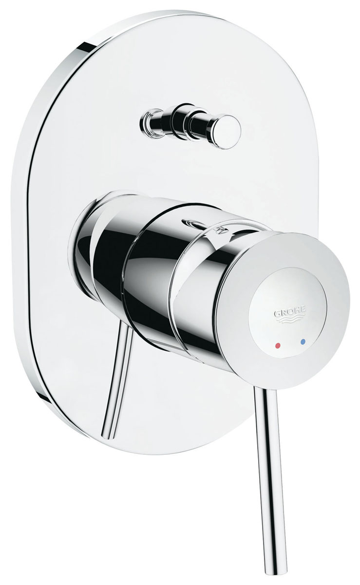 Смеситель для ванны Grohe BauClassic, со встраиваемым механизмом29047000 Смеситель для ванны Grohe BauClassic, со встраиваемым механизмом29047000Смеситель для ванны Grohe сочетает в себе отличные эксплуатационные характеристики и оригинальный дизайн. Керамический картридж 46 мм - надежный рабочий элемент. Тело смесителя отлито из высококачественной, безопасной для здоровья пищевой латуни. Смеситель Grohe эргономичен, прост в монтаже и удобен в использовании.