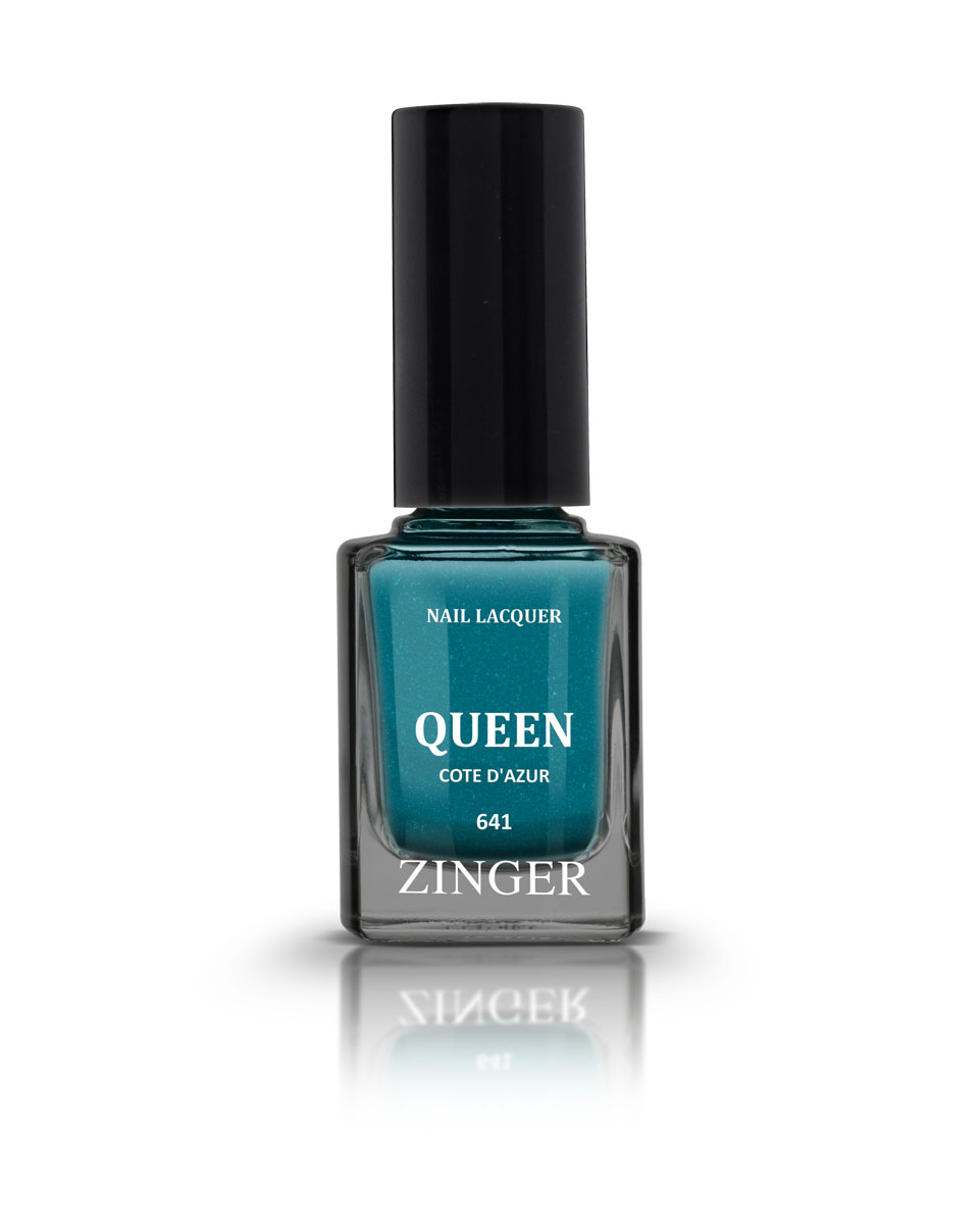 Zinger Лак для ногтей QUEEN COTE DAZUR 641, 12 мл78202 Zinger Лак для ногтей QUEEN COTE DAZUR 641, 12 мл7820260 трендовых оттенков для новой коллекции лака для ногтей Zinger 2016 произведены во Франции по экспертной технологии, которая обеспечивает прочное покрытие и одновременно заботится о здоровье ногтей, сохраняя их природную красоту. Новая формула лака Gel-technology 3-го поколения свободна от парабенов, толуола, ДБП, исключено использование камфоры и формальдегидной смолы. Для дополнительной защиты ногтей, в новой 5free формуле лаков Zinger появились UV-фильтры. Лак теперь наносится легко и быстро, абсолютно ровным слоем, благодаря новой профессиональной кисточке из 222 волосков. Лак держится намного дольше и высыхает после нанесения в течение нескольких минут. Сырье для производства лаков и конечный продукт –лаки Zinger не тестируются на животных. Фактура перламутровая глазурь