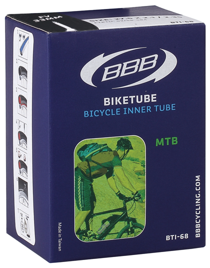 Камера велосипедная BBB, 2,1/2,35 FV, 48 мм, 27,5. BTI-68DE 0105 Камера велосипедная BBB, 2,1/2,35 FV, 48 мм, 27,5. BTI-68DE 0105Камера BBB изготовлена из долговечного резинового компаунда. Никаких швов, которые могут пропускать воздух. Достаточно большая для защиты от проколов и достаточно небольшая для снижения веса. Велосипедные камеры - обязательный атрибут каждого велосипедиста! Никогда не выезжайте из дома на велосипеде, не взяв с собой запасную велосипедную шину!Диаметр колеса: 27,5.Допустимый размер сечения покрышки: 2,1-2,35.Толщина стенки: 0,87 мм.