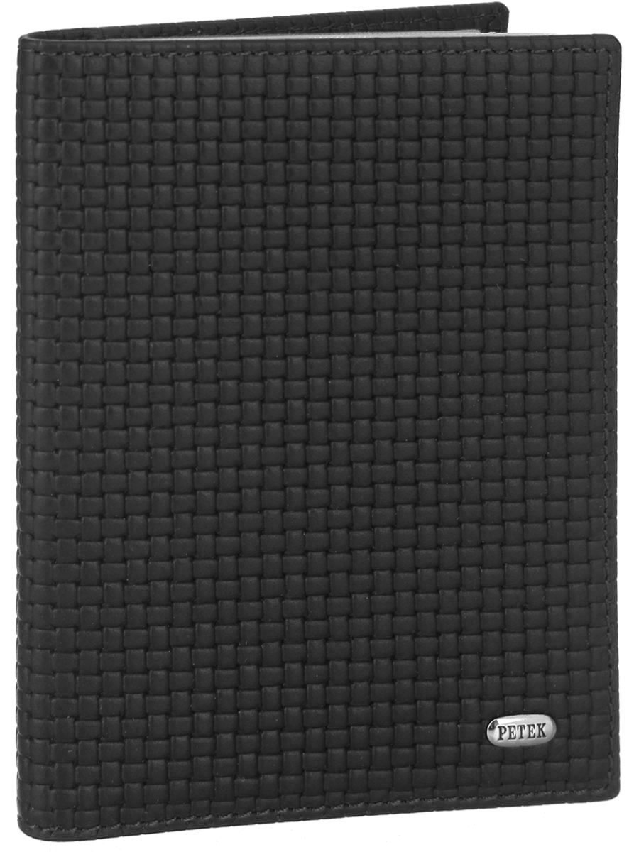 Обложка для автодокументов Petek 1855, цвет: черный. 584.020.01584.020.01 Black Обложка для автодокументов Petek 1855, цвет: черный. 584.020.01584.020.01 BlackСтильная обложка для автодокументов Petek 1855 изготовлена из натуральной кожи с декоративным фактурным тиснением, оформлена металлической пластиной с символикой бренда. Внутри изделия расположены четыре прорезных кармашка для пластиковых карт, сетчатый карман и вкладыш, включающий в себя шесть файлов под автодокументы. Изделие поставляется в фирменной упаковке. Практичная и удобная модель обложки предназначена для тех, кто предпочитает все необходимое хранить в одном месте.