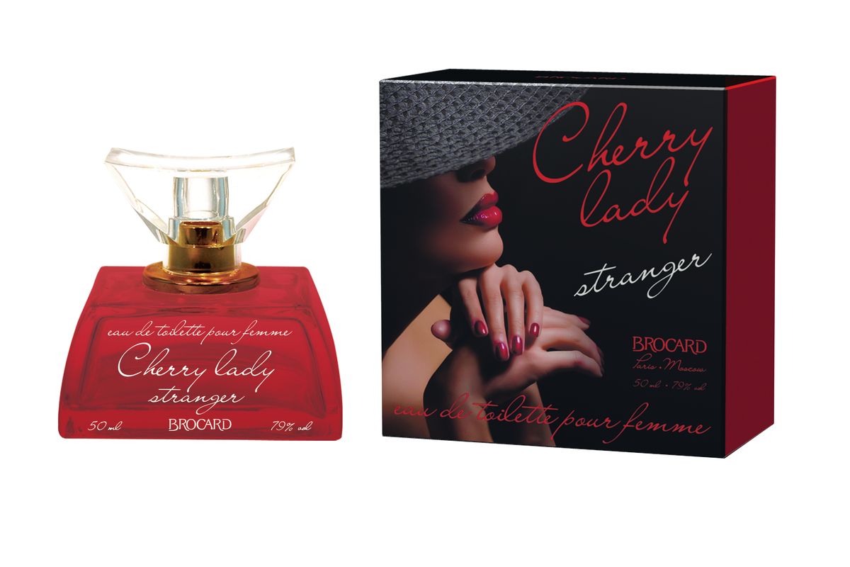 Brocard Cherry Lady Stranger Туалетная вода для женщин, 50 мл002722 Brocard Cherry Lady Stranger Туалетная вода для женщин, 50 мл002722Притягательный и волнующий фруктово-цветочный аромат. Верхние ноты: лимон, бергамот, мандарин, малина, цикламен. Сердце: жасмин, шафран Базовые ноты: иланг-иланг, мускус, амбра