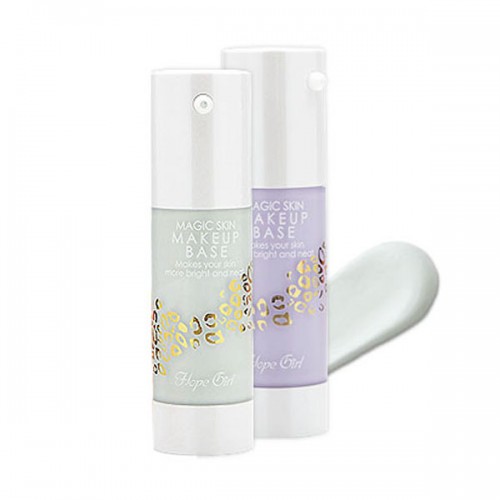 Magic Skin Make Up Base База под макияж Hope Girl, 35 гhp15t1 Magic Skin Make Up Base База под макияж Hope Girl, 35 гhp15t1База под макияж создает деликатное сияние, выравнивая текстуру кожи, помогает сохранить аккуратность макияжа на длительное время. Позволяет корректировать тон кожи, зрительно освежает его. Комплекс растительных масел и гиалуроновая кислота позволяют сохранить увлажнение на весь день.