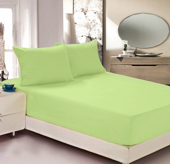 Простыня на резинке Легкие сны Color Way, трикотаж, цвет: салатовый, 90 x 200 смЛСПР - 90/5 Простыня на резинке Легкие сны Color Way, трикотаж, цвет: салатовый, 90 x 200 смЛСПР - 90/5Простыня Легкие сны Color Way выполнена из трикотажа. Высочайшее качество материала гарантирует безопасность не только взрослых, но и самых маленьких членов семьи. Изделие прошито резинкой по всему периметру, что обеспечивает более комфортный отдых, так как оно прочно удерживается на матрасе и избавляет от необходимости часто поправлять простыню. Простыня гармонично впишется в интерьер вашей спальни и создаст атмосферу уюта и комфорта. Рекомендации по уходу: Деликатная стирка при температуре воды до 30°С. Отбеливание, химчистка запрещены. Рекомендуется глажка при температуре подошвы утюга до 150°С. Разрешена барабанная сушка.