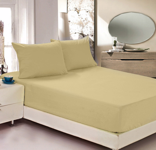 Простыня на резинке Легкие сны Color Way, трикотаж, цвет: бежевый, 90 x 200 см46(40)04-БВ Простыня на резинке Легкие сны Color Way, трикотаж, цвет: бежевый, 90 x 200 см46(40)04-БВПростыня Легкие сны Color Way выполнена из трикотажа. Высочайшее качество материала гарантирует безопасность не только взрослых, но и самых маленьких членов семьи. Изделие прошито резинкой по всему периметру, что обеспечивает более комфортный отдых, так как оно прочно удерживается на матрасе и избавляет от необходимости часто поправлять простыню. Простыня гармонично впишется в интерьер вашей спальни и создаст атмосферу уюта и комфорта.Рекомендации по уходу:Деликатная стирка при температуре воды до 30°С.Отбеливание, химчистка запрещены.Рекомендуется глажка при температуре подошвы утюга до 150°С.Разрешена барабанная сушка.