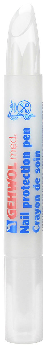 Gehwol Med Nail protection pen - Защитный антимикробный карандаш для ног 3 мл1*41023 Gehwol Med Nail protection pen - Защитный антимикробный карандаш для ног 3 мл1*41023Защитный антимикробный карандаш Геволь мед (Gehwol med Nail protection pen) эффективно защищает ногти от поражений грибковыми заболеваниями (в составе активное вещество клотримазол). Ухаживает за сухими и ломкими ногтями, возвращает им влагу и придает эластичность. В составе пропитки карандаша такие высококачественные натуральные компоненты, как масло жожоба, витамин Е-ацетат, пантенол и бисаболол. Витамин В5 - стимулирует процесс регенерации клеток. Бисаболол (натуральное вещество из эфирного масла ромашки) препятствует распространению грибов и бактерий. Назначение: Грибковые заболевания. Защита ног в открытой обуви.