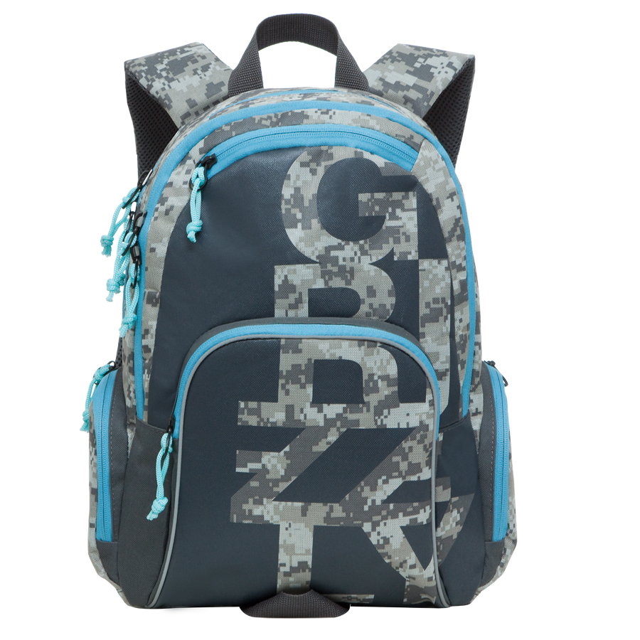 Рюкзак городской Grizzly, цвет: серый, бежевый, 18 л. RU-604-1/2RU-604-1/2 Рюкзак городской Grizzly, цвет: серый, бежевый, 18 л. RU-604-1/2RU-604-1/2Рюкзак молодежный, два отделения, карман на молнии на передней стенке, объемный карман на молнии на передней стенке, объемные боковые карманы на молнии, внутренний карман-пенал для карандашей, внутренний подвесной карман на молнии, жесткая анатомическая спинка, дополнительная ручка-петля, укрепленные лямки, брелок для ключей