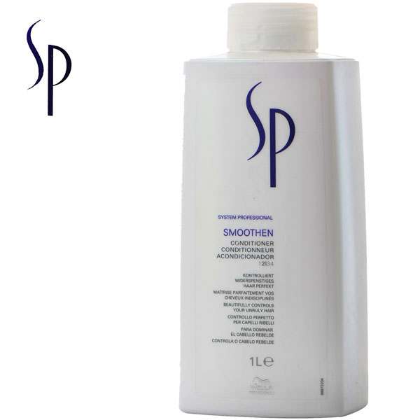 Wella SP Кондиционер для гладкости волос Smoothen Conditioner, 1000 мл81387 Wella SP Кондиционер для гладкости волос Smoothen Conditioner, 1000 мл81387Кондиционер для гладкости волос Wella SP Smoothen Conditioner делает волосы послушными и смягчает их структуру, обеспечивая им эластичность и предохраняя от спутывания. Кондиционер предназначен специально для непослушных и вьющихся волос. В основе данного средства - активный комплекс Кашемир для сглаживания поверхности каждого волоса. Кондиционер прекрасно контролирует и разглаживает непокорные вьющиехся волосы, улучшает их состояние, разглаживает структуру, сохраняя волосы гладкими и упругими.