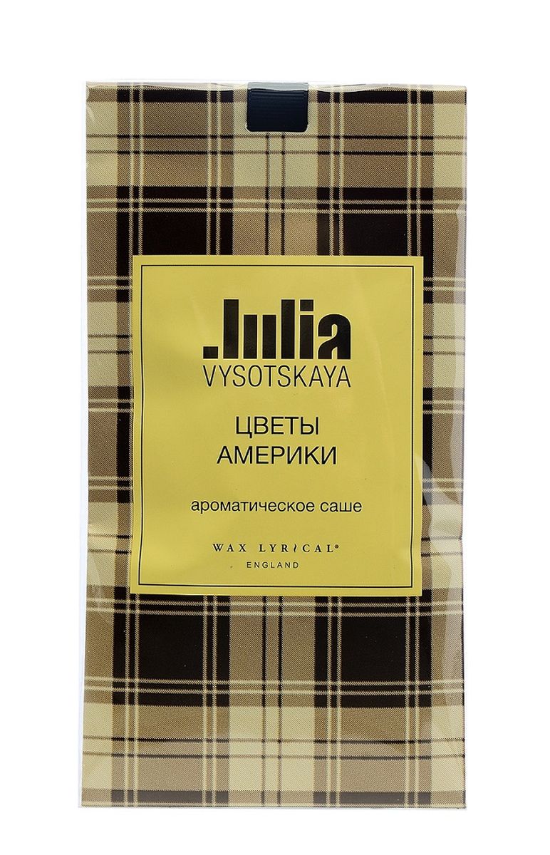 Саше ароматизированное Wax Lyrical Юля Высоцкая, цветы Америки, 40 гJV0401 Саше ароматизированное Wax Lyrical Юля Высоцкая, цветы Америки, 40 гJV0401Свежие и очень живые ноты американского подсолнуха с оттенком фрезиии эквадорской розы, обогащенные верхними нотами сочной зелени.