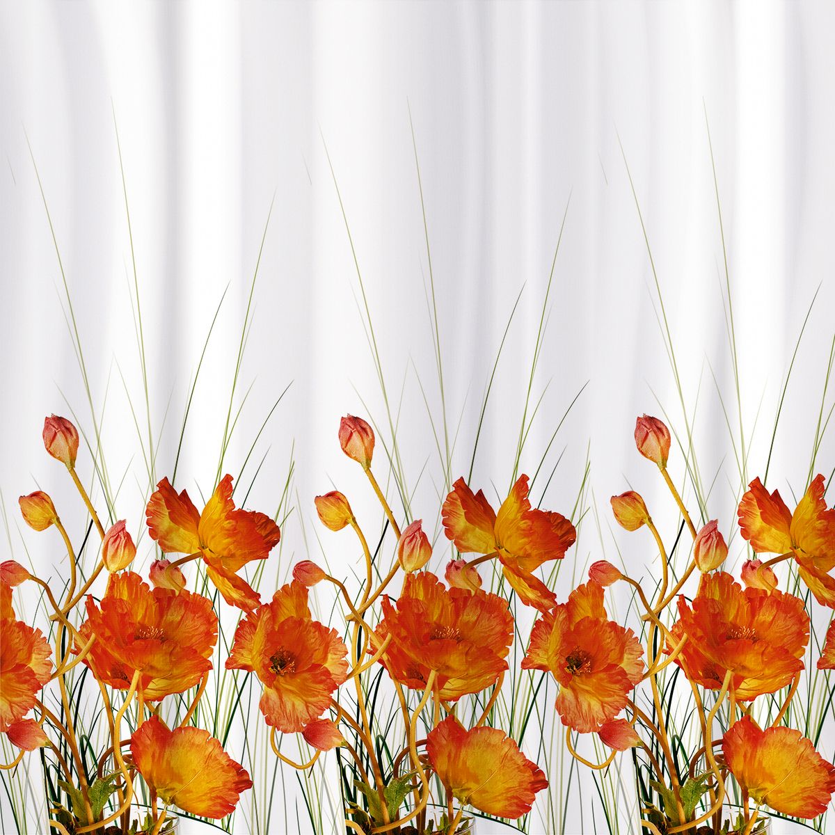 Штора для ванной Tatkraft French Poppies Textile, с водоотталкивающей пропиткой18006 Штора для ванной Tatkraft French Poppies Textile, с водоотталкивающей пропиткой18006Tatkraft FRENCH POPPIES TEXTILE Тканевая штора для ванной комнаты. • Изделие имеет специальную водоотталкивающую пропитку и антигрибковое покрытие. • Штора быстро сохнет, легко моется и обладает повышенной износостойкостью. • В комплекте также имеется 12 пластиковых овальных колец. • Штора оснащена магнитами-утяжелителями для лучшей фиксации. • Мягкая и приятная на ощупь штора для ванной Tatkraft порадует вас своим ярким дизайном и добавит уюта в ванную комнату. • Можно стирать в стиральной машине при температуре 40°С.