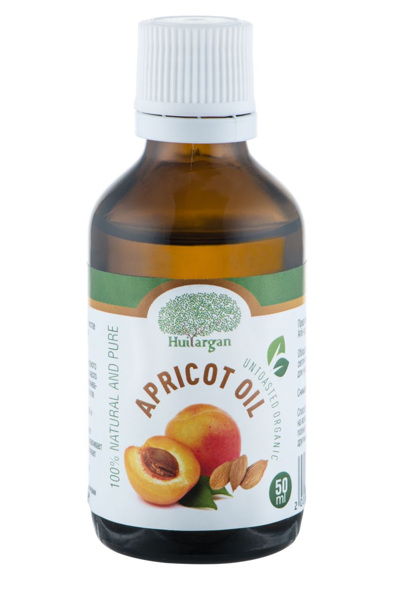 Huilargan Абрикосовое масло, 100% органическое, 50 мл2000000008875 Huilargan Абрикосовое масло, 100% органическое, 50 мл2000000008875Абрикосовое масло (Apricot oil) - 100% чистое и натуральное масло, первого холодного отжима, без химической обработки. Абрикосовое масло получают путем холодного отжима ядер абрикосовых косточек. Это масло славится своим антивозрастным и омолаживающим свойствами и подходит для всех типов кожи. Идеальное средство для ухода за тусклой и усталой кожей. Придает коже здоровый вид, стимулирует выработку эластина и коллагена, восстанавливает ее естественное сияние и тонус. Разглаживает морщины. Отличная основа для массажных масел (для разбавления эфирных масел). Оно богато олеиновой кислотой, витаминами А и Е, хорошо питает и смягчает кожу. Предотвращает обезвоживание кожи, Anti-age. Обладает антибактериальным и антисептическим свойством, отлично подходит для чувствительной и проблемной кожи. Снимает покраснения и воспаления.