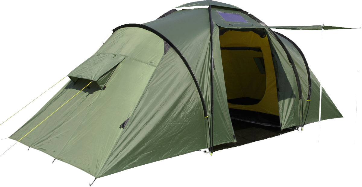 Палатка Сплав Twin camp 4, цвет: зеленыйGESS-725 Палатка Сплав Twin camp 4, цвет: зеленыйGESS-725Сплав Twin camp 4 - это классическая кемпинговая палатка с двумя спальными отделениями и общим тамбуром. Палатка и тент изготовлены из прочного полиэстера. Высота позволяет перемещаться внутри палатки в полный рост. Входы в палатку продублированы противомоскитной сеткой. На торцевых поверхностях спальных отделений большие функциональные вентиляционные окна. Изделие снабжено отдельным полом для тамбура. Палатка имеет большое количество оттяжек для надежного натяжения в ветреную погоду. Швы тента и дна проклеены.Количество мест: 4.Размеры внешней палатки, тента: 515 х 225 х 200 см.Размеры спального места: 205 х 140 х 165 см.Размеры в упакованном виде: 75 х 37 х 19 см.Полный вес: 13,51 кг.Минимальный вес (без чехла и колышков): 12,03 кг.
