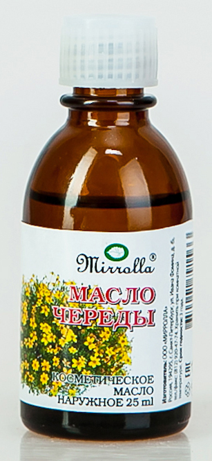 Масло Череда 25млFS-00897 Масло Череда 25млFS-00897Масло череды - используют для ухода за кожей всех типов; питает, смягчает, увлажняет кожу; уменьшения шелушения вследствие принятия солнечных ванн; обладает мощным противовоспалительным, антиаллергенным и успокаивающим действием.