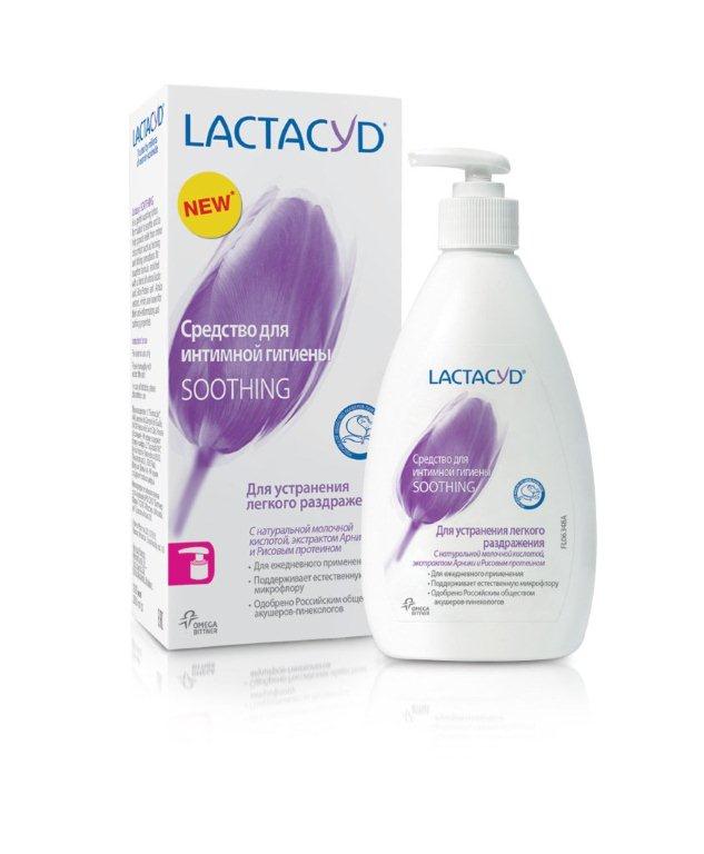 Lactacyd Ежедневное средство для интимной гигиены Смягчающее 200мл784039 Lactacyd Ежедневное средство для интимной гигиены Смягчающее 200мл784039Для устранения легкого раздражения, с натуральной молочной кислотой, экстрактом Арники и Рисовым протеином. Смягчающая формула Lactacyd Soothing c Рисовым протеином и экстрактом Арники, создана специально для смягчения и снятия легкого раздражения в интимной зоне. А отсутствие мыла и наличие натуральной молочной кислоты в Lactacyd Soothing помогают поддерживать естественную микрофлору интимной cферы.