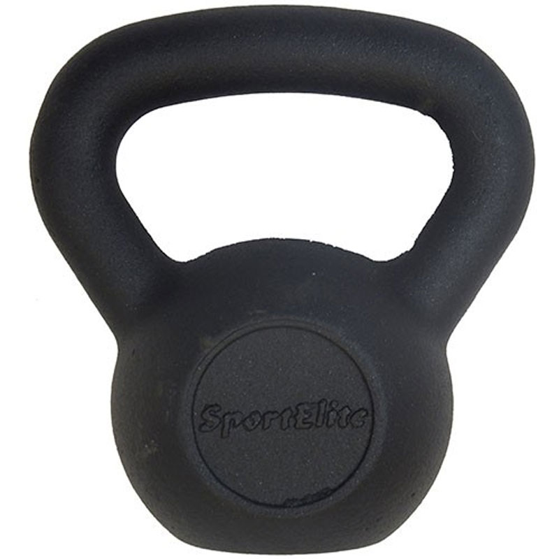 Гиря чугунная Sport Elit, 8 кгES-0285 Гиря чугунная Sport Elit, 8 кгES-0285Гиря Sport Elit идеально подходит для занятий кроссфитом. Изделие выполнено из прочного чугуна. Первоклассный материал позволяет соблюдать идеальную форму и ровную поверхность гири без выступающих элементов и впадин, которые встречаются в обычных тренировочных гирях. Изделие имеет гладкую, увеличенную в размере ручку, удобную для хвата одной и двумя руками. Чугунные гири прочны, долговечны, устойчивы к коррозии и температурам, поэтому являются одними из самых популярных спортивных снарядов. Сбалансированные занятия с гирями позволяют укрепить и нарастить все мышцы торса, развивают сердечную мышцу, улучшают хватку и дыхательную систему.