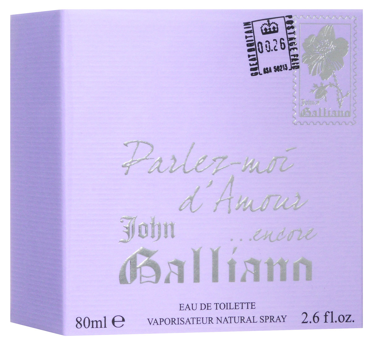John Galliano Туалетная вода Parlez-moi dAmour... Encore женская, 80 мл67000090 John Galliano Туалетная вода Parlez-moi dAmour... Encore женская, 80 мл67000090Parlez-Moi dAmour Encore John Galliano - это аромат для женщин, принадлежит к группе ароматов цветочные фруктовые. Parlez-Moi dAmour Encore выпущен в 2012. Парфюмер: Alienor Massenet. Верхние ноты: мандарин, Черника и слива мирабель; ноты сердца: роза, Ирис и Гардения; ноты базы: пачули, Сандаловое дерево и Кипарис