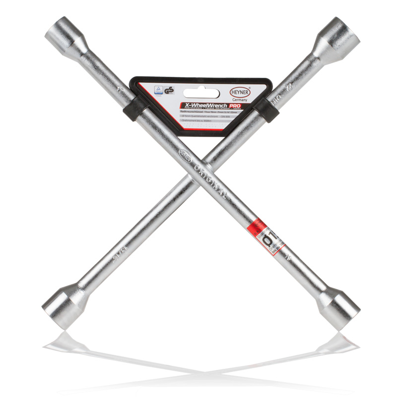 Ключ баллонный крестовой Heyner, 17 х 19 х 21 х 23 мм420000 Ключ баллонный крестовой Heyner, 17 х 19 х 21 х 23 мм420000Баллонный крестовой ключ Heyner применяется для монтажа/демонтажа автомобильных колес. Такой инструмент является идеальным решением для использования в любых автосервисах. Данный ключ имеет четыре головки размерами 17 мм, 19 мм, 21 мм и 23 мм. Ключ выполнен из высококачественной стали.
