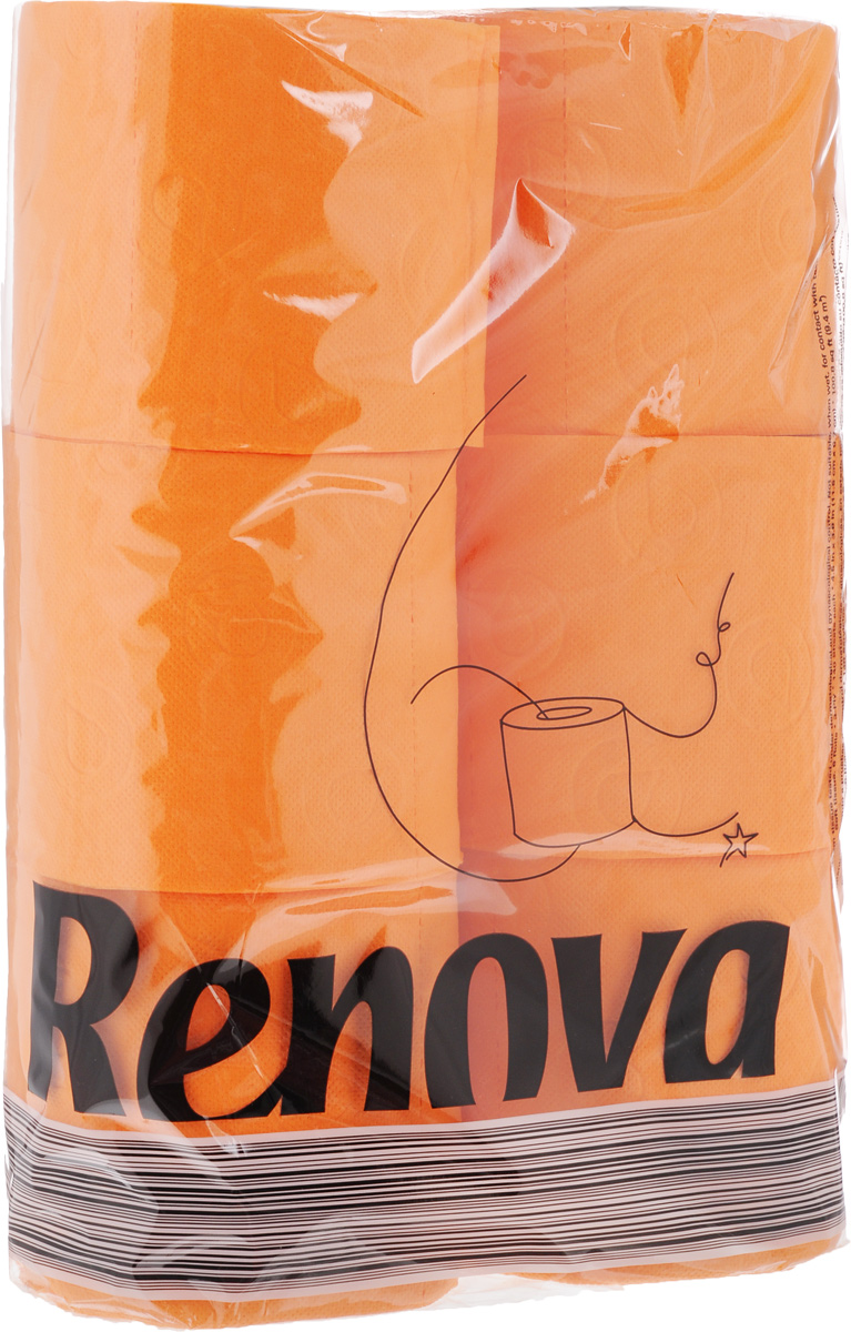 Туалетная бумага Renova Color, трехслойная, ароматизированная, цвет: оранжевый, 6 рулонов10481 Туалетная бумага Renova Color, трехслойная, ароматизированная, цвет: оранжевый, 6 рулонов10481Туалетная бумага Renova Color изготовлена по новейшей технологии из 100% ароматизированной целлюлозы с лосьоном, благодаря чему она имеет тонкий аромат, очень мягкая, нежная, но в тоже время прочная. Перфорация надежно скрепляет слои бумаги. Туалетная бумага Renova Color сочетает в себе простоту и оригинальность. Состав: 100% ароматизированная целлюлоза. Количество листов: 140 шт. Количество слоев: 3. Размер листа: 11,5 х 9,7 см. Количество рулонов: 6 шт.
