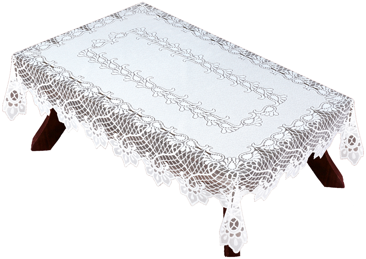 Скатерть Haft, прямоугольная, цвет: белый, 130 х 180 см. 5488054880/130 Скатерть Haft, прямоугольная, цвет: белый, 130 х 180 см. 5488054880/130Великолепная скатерть Haft, выполненная из полиэстера, органично впишется в интерьер любого помещения, а оригинальный дизайн удовлетворит даже самый изысканный вкус. Скатерть Haft создаст праздничное настроение и станет прекрасным дополнением интерьера гостиной, кухни или столовой.