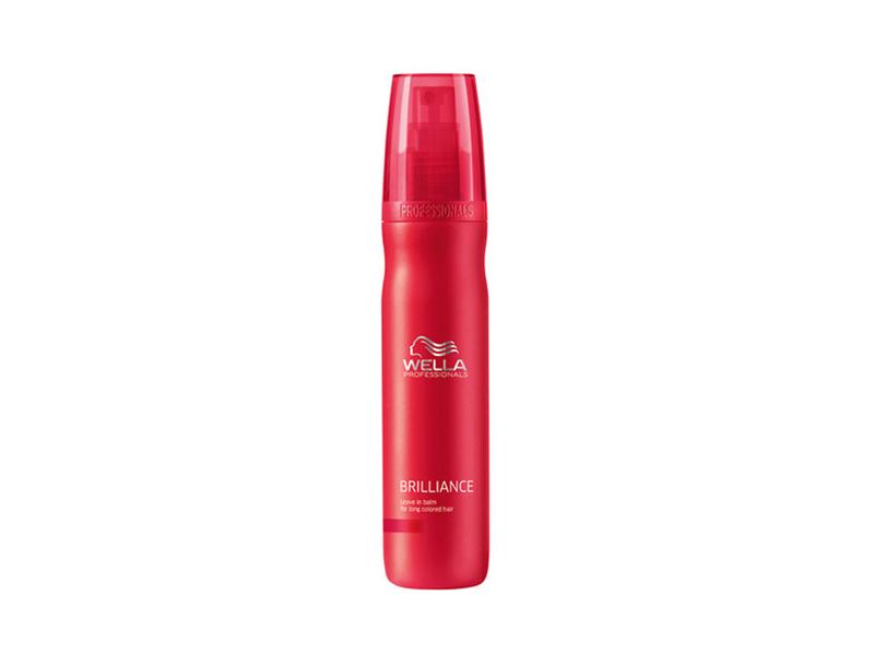 Wella Бальзам несмываемый Brilliance Line для окрашенных длинных волос, 150 млFS-00897 Wella Бальзам несмываемый Brilliance Line для окрашенных длинных волос, 150 млFS-00897Для длительного сохранения яркости цвета, обеспечения волосам стабильного оттенка и естественного блеска используйте несмываемый бальзам Wella для окрашенных длинных волос.Средство оказывает комплексное воздействие на окрашенные волосы, придает им шелковистость, увеличивает плотность структуры волоса, нормализует работу волосяных фолликул, а также оказывает регенерирующий эффект и повышает тонус волос в целом. Благодаря формуле с бриллиантовой пыльцой, цвет ваших волос будет более насыщенным, ярким и блестящим.Результат: Несмываемый бальзам Wella для окрашенных длинных волос придаст вашим волосам естественную яркость, сияние и красоту, добавит силу и упругость вашим локонам.В состав входят пантенол, катионоактивный полимер, экстракт орхидеи, глиоксиловая кислота, бриллиантовая пыльца, Витамин E.