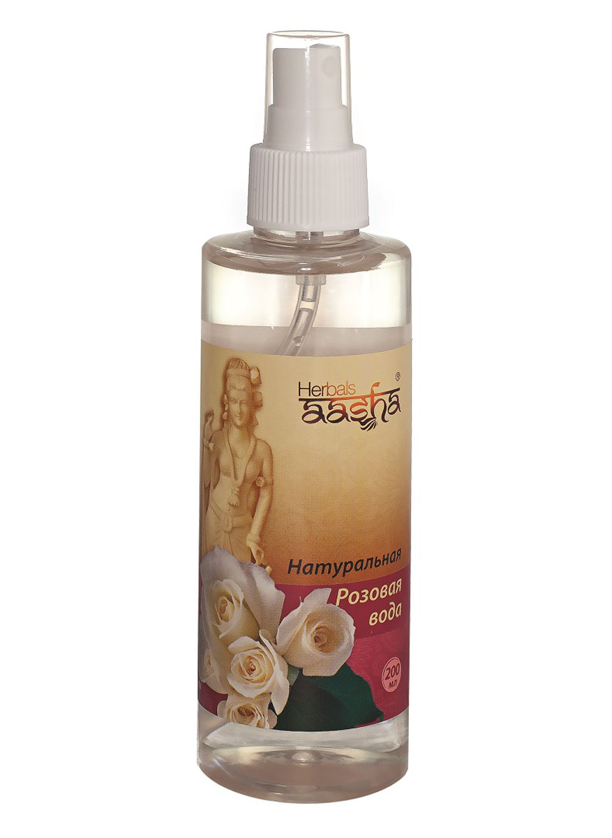 Aasha Herbals Натуральная Розовая вода-спрей, 200 мл841028006236 Aasha Herbals Натуральная Розовая вода-спрей, 200 мл841028006236Тонизирует и дает ощущение свежести. Обладает выраженным охлаждающим действием, успокаивает кожу. Снимает отечность, устраняет «мешки» и темные круги под глазами. Можно применять как основу для косметических масок. Для любого типа кожи