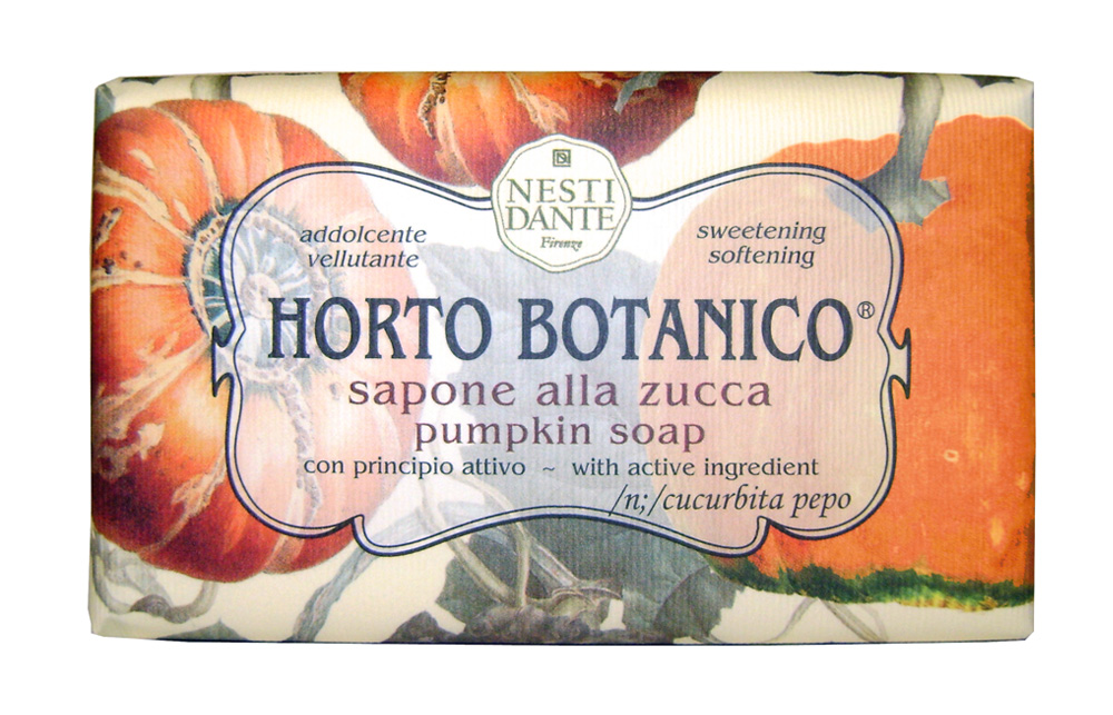 Мыло Nesti Dante Horto Botanico. Тыква, 250 г1736206 Мыло Nesti Dante Horto Botanico. Тыква, 250 г1736206Великолепное растительное мыло премиум-класса Nesti Dante Horto Botanico. Тыква изготовлено по старинным рецептам и по традиционной котловой технологии, в составе мыла только натуральные оливковое и пальмовое масло высочайшего качества, для ароматизации использованы органические эфирные масла. Экстракт тыквы смягчает и дарит нежность, мыло прекрасно заботится о коже, хорошо мылится и очищает загрязнения. Благодаря содержанию натуральных компонентов, кожа становится нежной, увлажненной и упругой. Изысканная флорентийская бумага, в которую завернуто мыло, расписана акварелью, на каждом кусочке мыла выгравирована надпись With Love And Care (С любовю и заботой). Характеристики: Вес: 250 г. Производитель: Италия. Товар сертифицирован. Nesti Dante - одна из немногих итальянских мыловаренных фабрик, которая продолжает использовать в производстве только натуральные ингредиенты и кустарный способ производства....