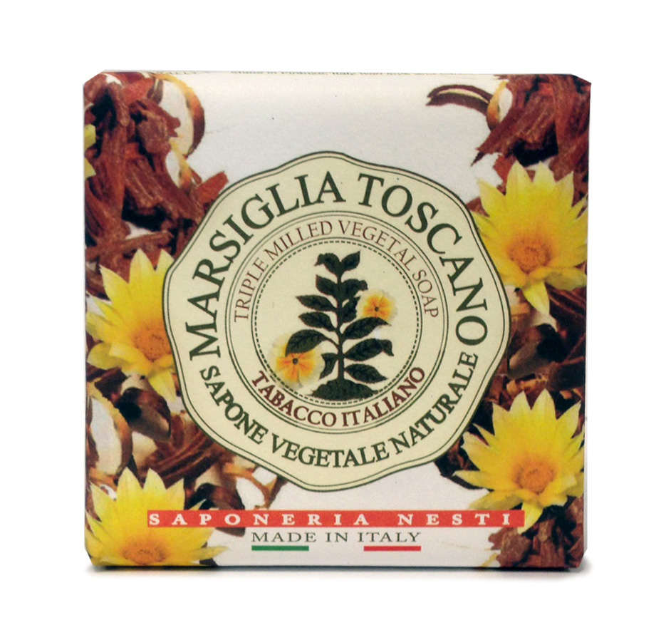 Nesti Dante Мыло Marsiglia Toscano. Тобакко Итальяно, 200 г1721106 Nesti Dante Мыло Marsiglia Toscano. Тобакко Итальяно, 200 г1721106Великолепное растительное мыло премиум-класса Nesti Dante Marsiglia Toscano. Тобакко Итальяно изготовлено по старинным рецептам и по традиционной котловой технологии, в составе мыла только натуральные оливковое и пальмовое масло высочайшего качества, для ароматизации использованы органические эфирные масла. Ежедневный ритуал красоты, любви и заботы не только для тела, но и для души. Деликатное мыло с классическим пряным ароматическим акцентом. Эффект: питание и тонус. Изысканная флорентийская бумага, в которую завернуто мыло, расписана акварелью, на каждом кусочке мыла выгравирована надпись With Love And Care (С любовью и заботой). Товар сертифицирован.