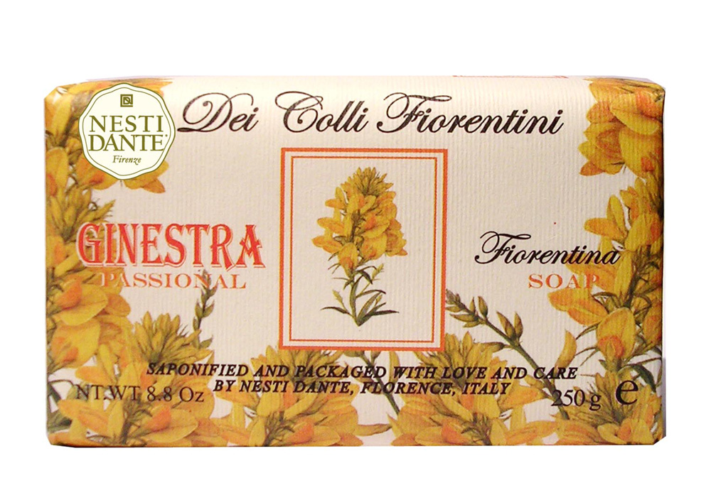 Nesti Dante Мыло Dei Colli Fiorentini. Дрок, 250 г1753106 Nesti Dante Мыло Dei Colli Fiorentini. Дрок, 250 г1753106Великолепное растительное мыло премиум-класса Nesti Dante Dei Colli Fiorentini. Дрок изготовлено по старинным рецептам и по традиционной котловой технологии, в составе мыла только натуральные оливковое и пальмовое масло высочайшего качества, для ароматизации использованы органические эфирные масла. Ежедневный ритуал красоты, любви и заботы не только для тела, но и для души. Мыло Dei Colli Fiorentini. Дрок - вдохновение от путешествий по цветущим холмам Флоренции. Изысканная флорентийская бумага, в которую завернуто мыло, расписана акварелью, на каждом кусочке мыла выгравирована надпись With Love And Care (С любовью и заботой). Товар сертифицирован.