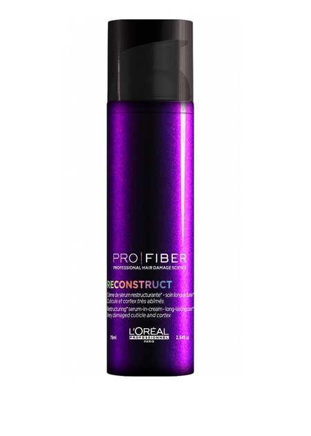 LOreal Professionnel Сыворотка для волос Pro Fiber Reconstruct Leave-In Treatment, 75 млБ33041_шампунь-барбарис и липа, скраб -черная смородина LOreal Professionnel Сыворотка для волос Pro Fiber Reconstruct Leave-In Treatment, 75 млБ33041_шампунь-барбарис и липа, скраб -черная смородинаЗдоровые, блестящие и крепкие волосы – это настоящее украшение женщины. Но использование фенов, утюжков, химически активных средств краски, лаки, спреи) истощают и пересушивают волосы, а также способствуют появлению перхоти. Поэтому важно также пользоваться специальными сыворотками для волос, которые великолепно восстанавливают и укрепляют волосы. Косметическая линия LOreal Professionnel разработала специальную сыворотку для сухих и поврежденных волос LOreal Professionnel Pro Fiber Reconstruct Leave-In Treatment. Сыворотка для волос обогащена миносиланом – специальным силиконовым соединением кремния для укрепления и восстановления структуры волос. Питательное средство эффективно увлажняет и восстанавливает пересушенные волосы. Уже после первого применения волосы приобретают блеск, становятся менее восприимчивыми к воздействию окружающей среды. Сыворотка эффективно укрепляет волосы, придает блеск, мягкость и шелковистость локонам.