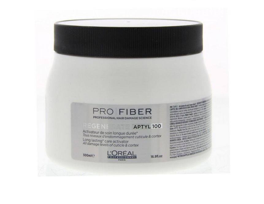 LOreal Professionnel Маска-активатор для волос с любой степенью повреждения Expert Pro Fiber Regenerate APTYL-100 Care activator, 500 млLE1547700 LOreal Professionnel Маска-активатор для волос с любой степенью повреждения Expert Pro Fiber Regenerate APTYL-100 Care activator, 500 млLE1547700LOreal Professionnel Pro Fiber Attivatore Aptyl - Маска-Активатор для волос . Обильно питает и великолепно оживляет волокно волоса. Волосы выглядят блестящими и становяться значительно более мягкими, гладкими и легкими от корня до кончика. Активные компоненты: - аминосилан - силиконовое соединение кремния для связывания внутренних слоев волоса в трехмерную сеть укрепление и восстановление структуры волос - катионный полимер - покрывающий кутикулу волоса защитной пленкой и герметизирующий комплекс Aptyl 100 внутри волоса.