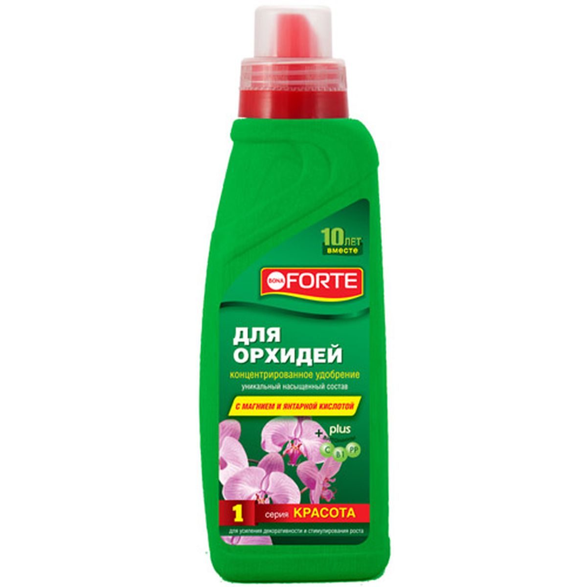 Жидкое комплексное удобрение Bona Forte, 750 мл (серия КРАСОТА)BF-21-03-004-1 Жидкое комплексное удобрение Bona Forte, 750 мл (серия КРАСОТА)BF-21-03-004-1Стимулирует повторное цветение орхидей, обеспечивает отличный рост,а также прекрасный здоровый вид ваших любимых цветов.