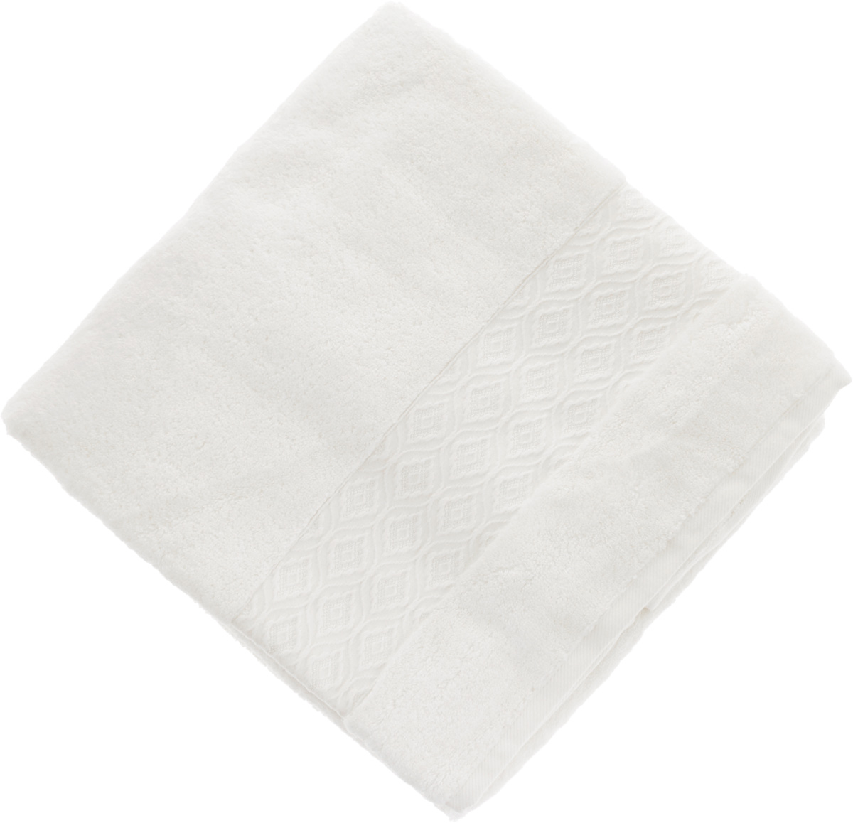 Полотенце Issimo Home Delphine, цвет: белый, 90 x 150 см4714 Полотенце Issimo Home Delphine, цвет: белый, 90 x 150 см4714Полотенце Issimo Home Delphine выполнено из модала и хлопка. Такое полотенце обладает уникальными свойствами и характеристиками. Необычайная мягкость модала и шелковистый блеск делают изделие приятными на ощупь и практичными в использовании. Моментально впитывает влагу, сохраняет невесомость даже в мокром виде, быстро сохнет. Полотенце декорировано жаккардовым узором.