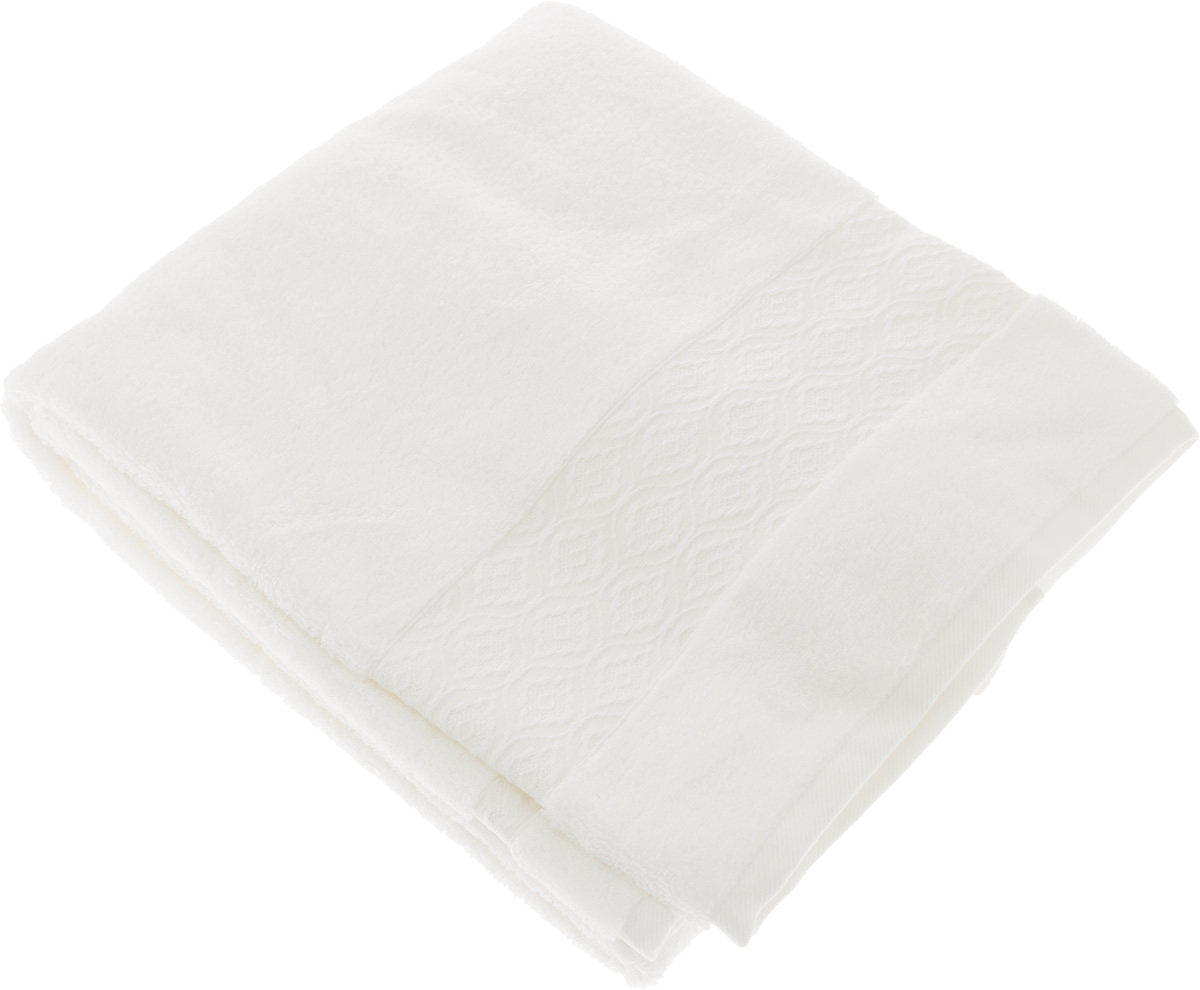 Полотенце Issimo Home Delphine, цвет: белый, 70 x 140 см4713 Полотенце Issimo Home Delphine, цвет: белый, 70 x 140 см4713Полотенце Issimo Home Delphine выполнено из модала и хлопка. Такое полотенце обладает уникальными свойствами и характеристиками. Необычайная мягкость модала и шелковистый блеск делают изделие приятными на ощупь и практичными в использовании. Моментально впитывает влагу, сохраняет невесомость даже в мокром виде, быстро сохнет. Полотенце декорировано жаккардовым узором.
