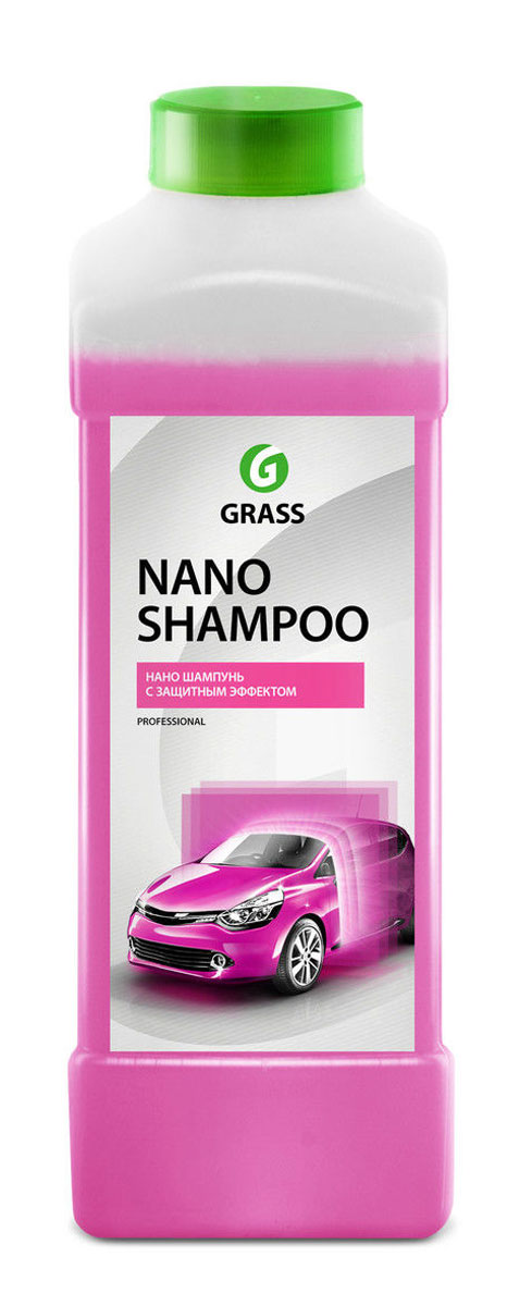 Наношампунь Grass Nano Shampoo, 1 л136101 Наношампунь Grass Nano Shampoo, 1 л136101Наношампунь Grass Nano Shampoo - это высокопенный шампунь, который моет и защищает лакокрасочное покрытие автомобиля. Восстанавливает и придает блеск лакокрасочному покрытию, создает тонкую пленку, защищающую кузов от воды, грязи, обледенения. Обработанная поверхность дольше остается чистой и легко моется. Держится на кузове до 30 дней. Для нанесения с помощью пенокомплекта (1 л) потребуется 100 мл концентрата. Для ручной мойки необходимо развести концентрат из расчета 50 мл на 10 л теплой воды. Товар сертифицирован.