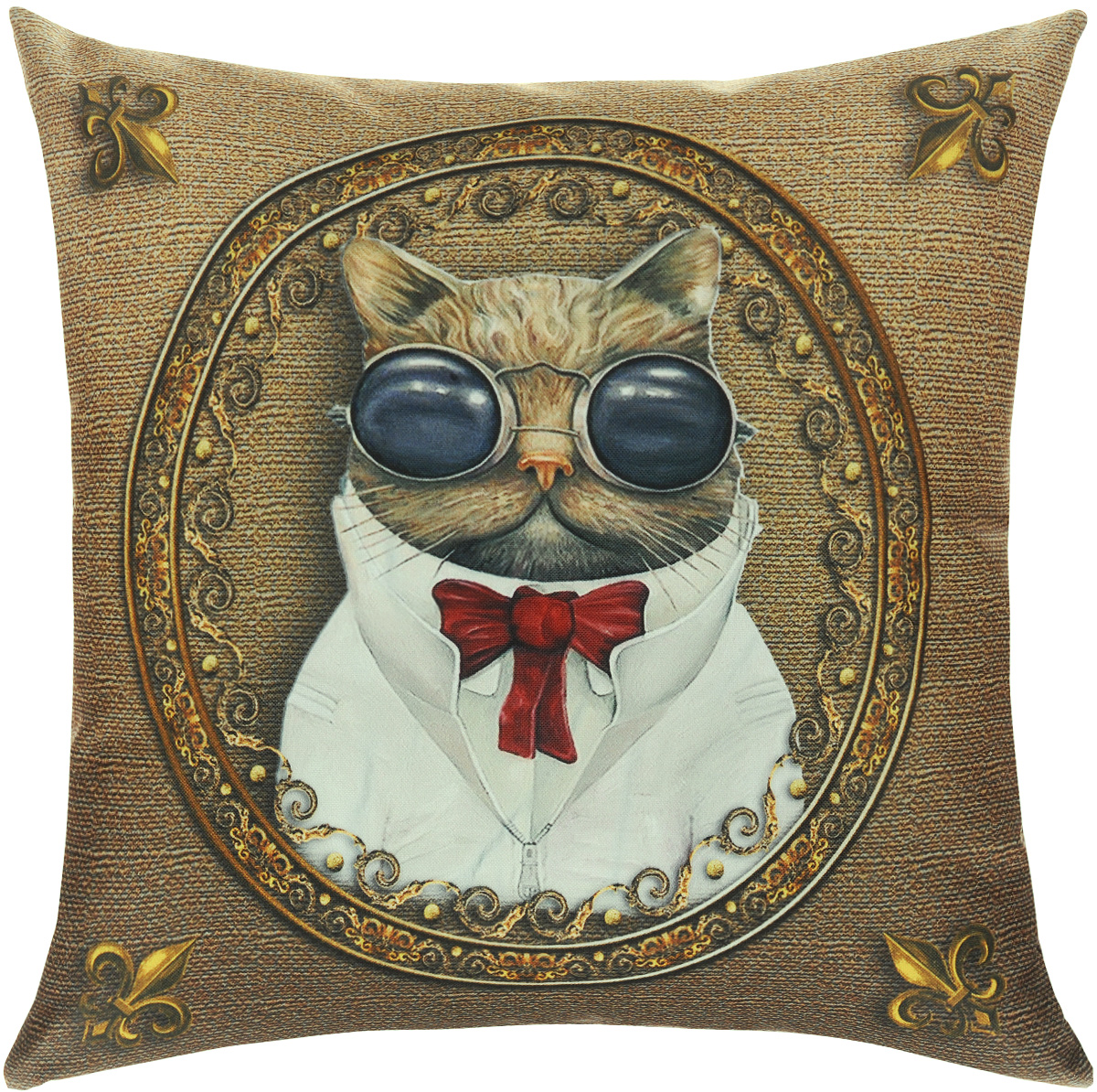 Подушка декоративная GiftnHome Кот Пижон, 40 х 40 cмPLW-OXF-40 Кот Пижон Подушка декоративная GiftnHome Кот Пижон, 40 х 40 cмPLW-OXF-40 Кот ПижонДекоративная подушка GiftnHome Кот Пижон - это яркое украшение вашего дома. Чехол выполнен из ткани Оксфорд и украшен красочным изображением. Внутренний наполнитель подушки - холлофайбер. Чехол застегивается на молнию. Красивая подушка создаст в доме уют и станет прекрасным элементом декора.