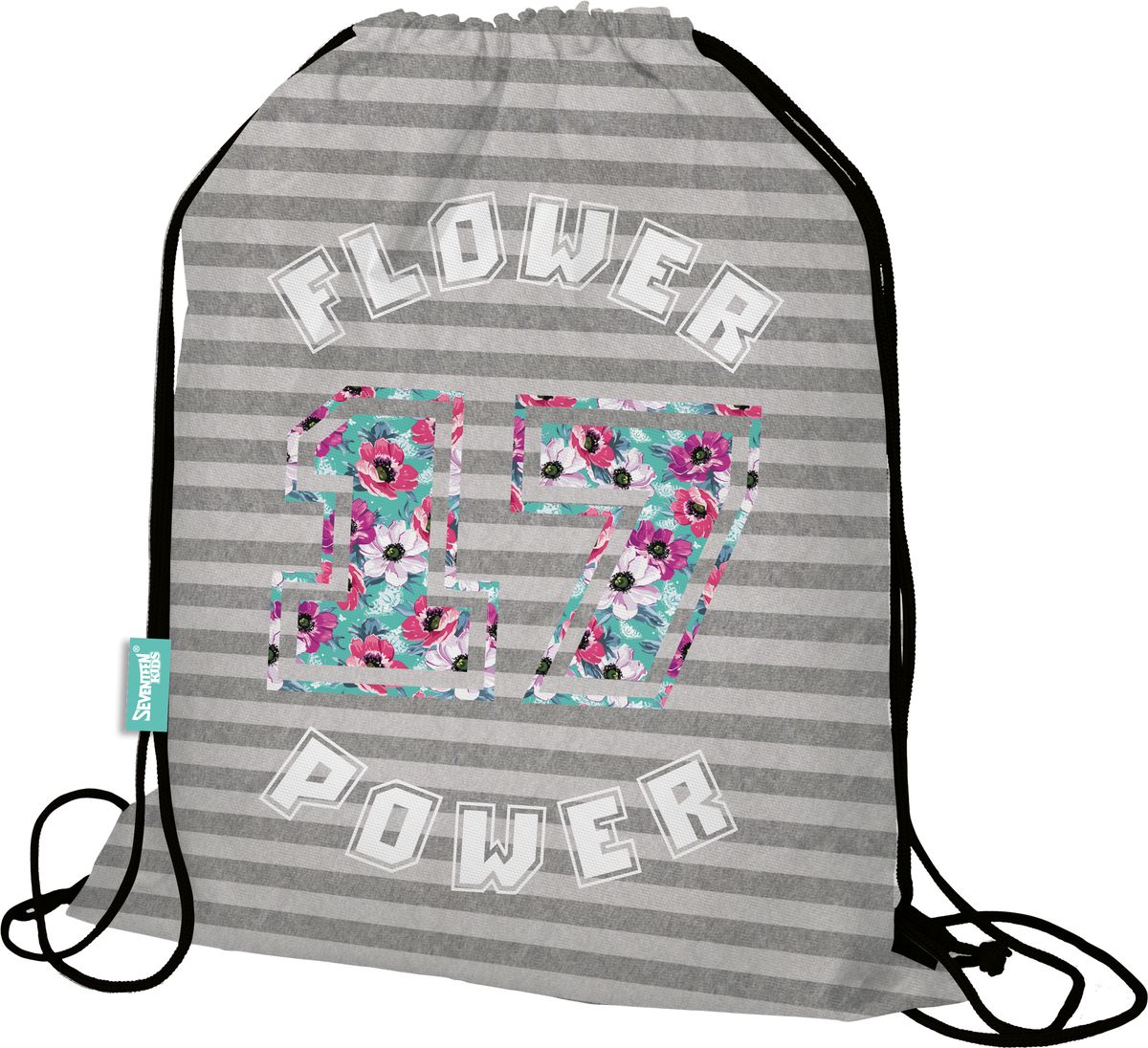 Seventeen Мешок для обуви Seventeen KidsSKDB-UT2-883 Seventeen Мешок для обуви Seventeen KidsSKDB-UT2-883Мешок для переноски обуви, выполнен из плотного водостойкого материала, затягивается сверху шнуром-лямкой и носится, как рюкзак. Размер: 43 х 34 х 1 см.