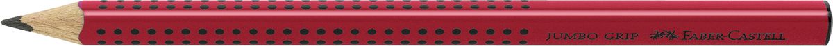 Faber-Castell Карандаш чернографитный Jumbo Grip цвет корпуса красный72523WD Faber-Castell Карандаш чернографитный Jumbo Grip цвет корпуса красный72523WDFaber-Castell Jumbo Grip - чернографитный карандаш эргономичной трехгранной формы с утолщенным корпусом. Запатентованная Grip антискользящая зона захвата с малыми массажными шашечками. Мягкий грифель идеален для рисования и тренировки письма. Специальная технология вклеивания (SV) предотвращает поломку грифеля.Корпус покрыт лаком на водной основе – бережным по отношению к окружающей среде и здоровью детей.Качественная древесина – гарантия легкого затачивания при помощи стандартных точилок.