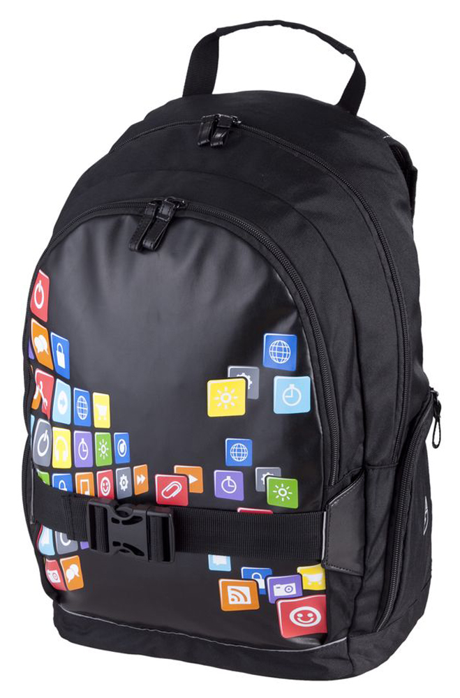Walker Школьный ранец Fun iBag42064/80 Walker Школьный ранец Fun iBag42064/80Уплотненная спинка и лямки помогают лучше распределить нагрузку и сохранить форму рюкзака независимо от его наполнения. Светоотражающие элементы расположены на передней части рюкзака на боковых и лямках. С ним путешествие становится безопасным.